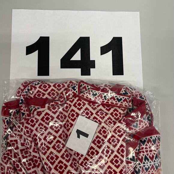 Max Studio Women Dress Size XS Geometric Red - Picture 13 of 14